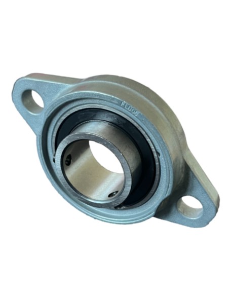 Flanged housing units with bearings