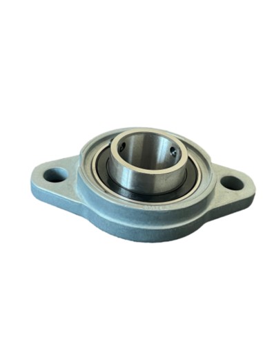 Flanged housing units with bearings