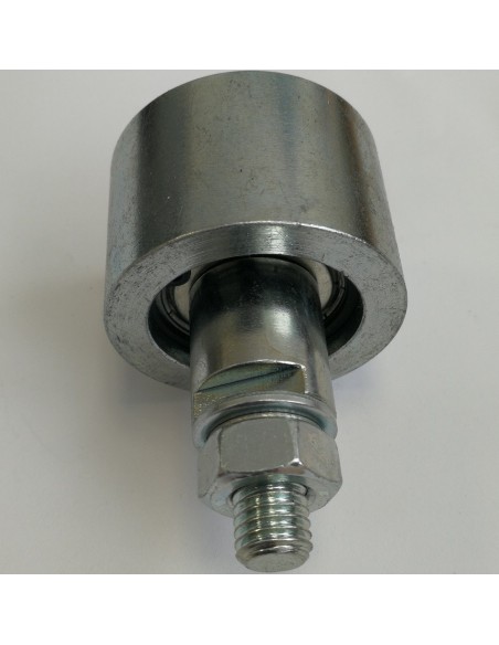 Puleggia tendicinghia con perno e n. 2 cuscinetti