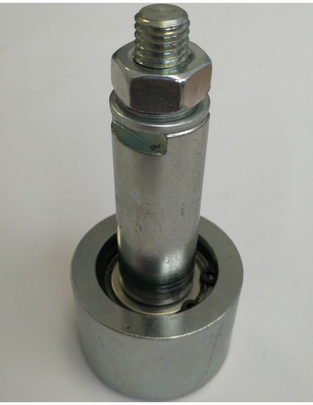 Puleggia tendicinghia con perno e n.2 cuscinetti