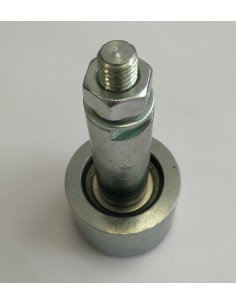 Belt tensioner pulley with pivot and n.2 bearings 2